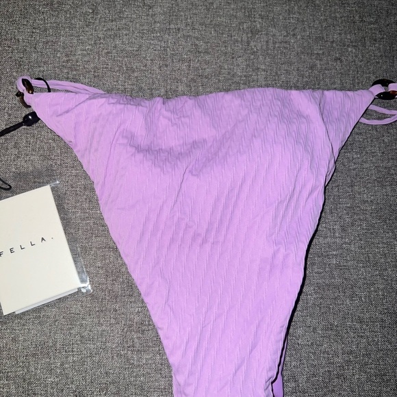 FELLA Xavier String Bikini Bottom in Lilac Size Small NWT - Picture 5 of 7